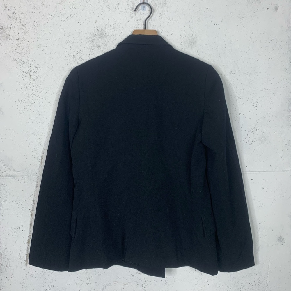 Valentino Black Wool Blazer Button Jacket Size 8 - Picture 9 of 10